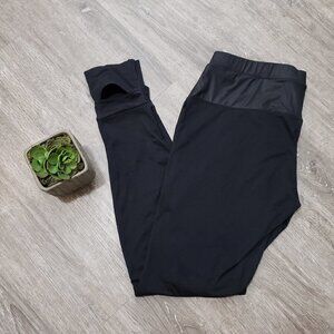 Fabletics Lynx Stirrup Jogger leggings Sz Lg Black